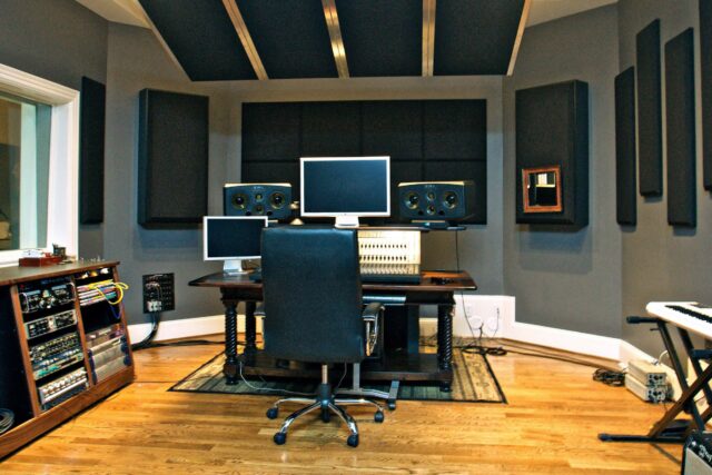 Primacoustic FullTrap Bass Trap in a Recording Studio