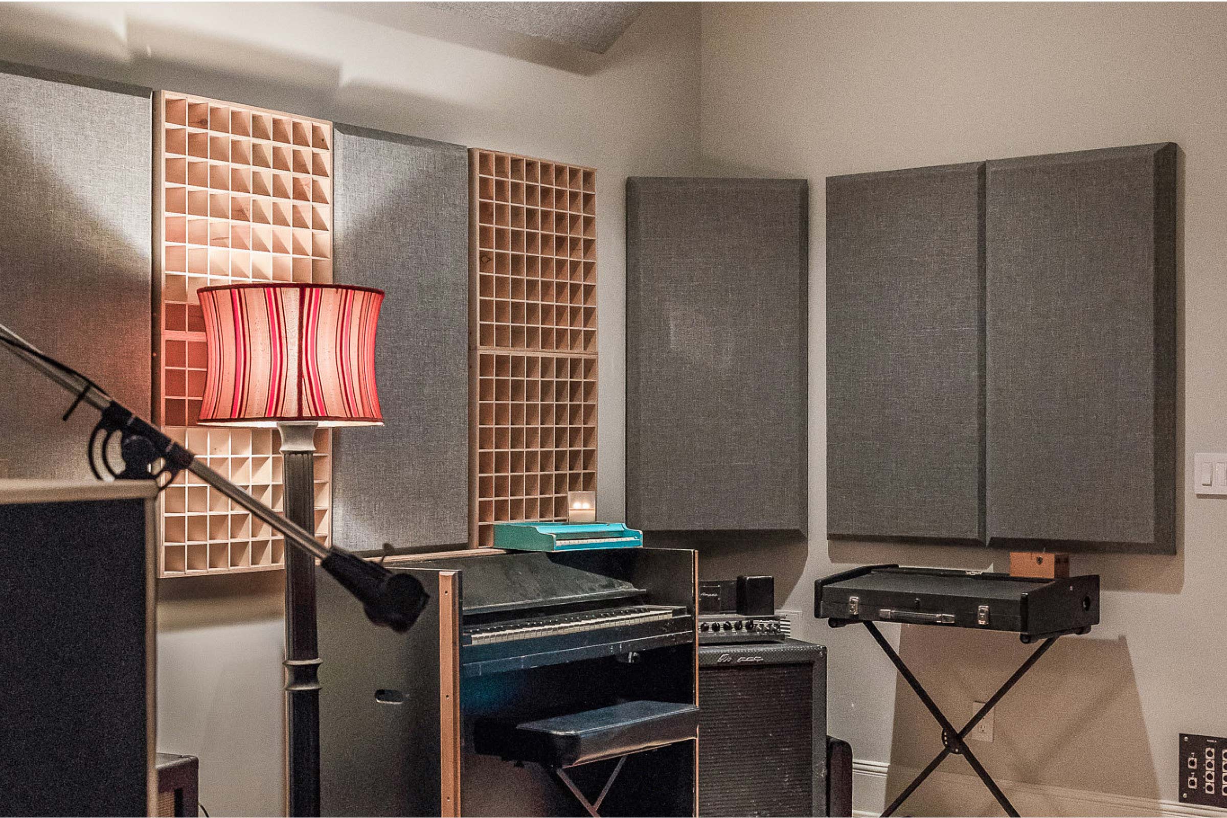 Primacoustic Radiator Diffuser in a recording studio