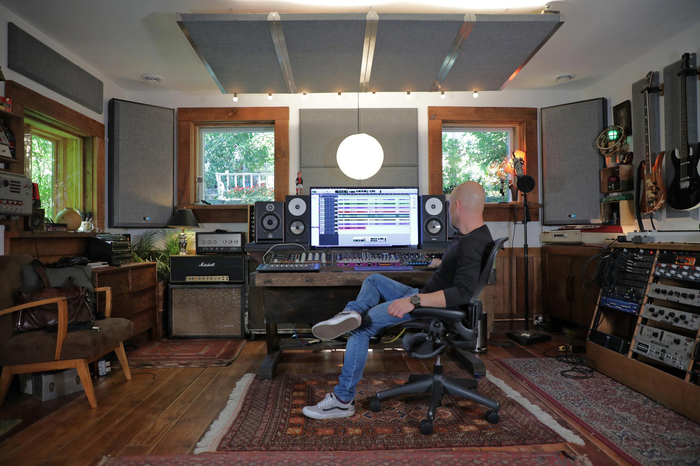 Primacoustic Stratus Clouds in a Studio