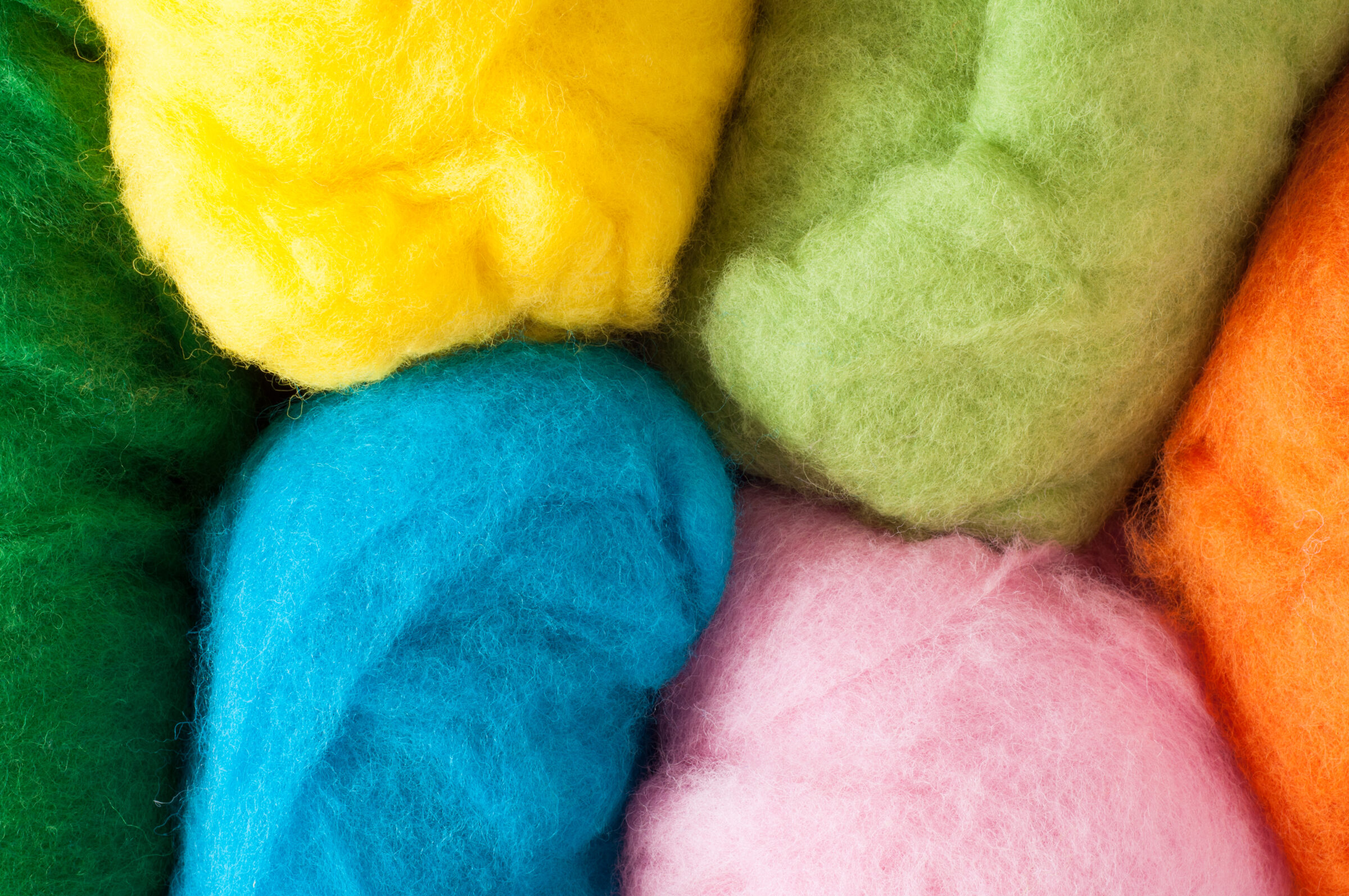 Wool Background. Felting