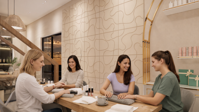 Salon With People